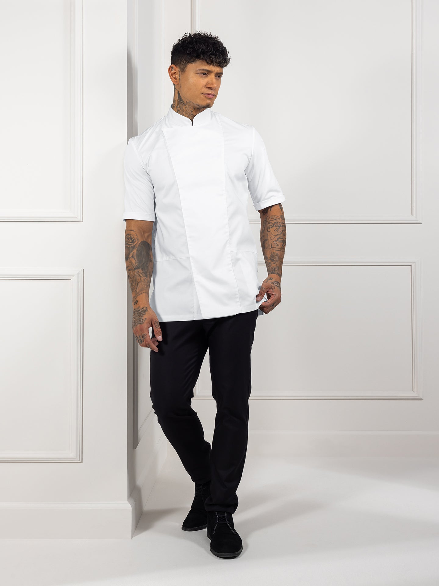 Light Gray Melvin White Le Nouveau Chef Light Gray Melvin White Le Nouveau Chef
