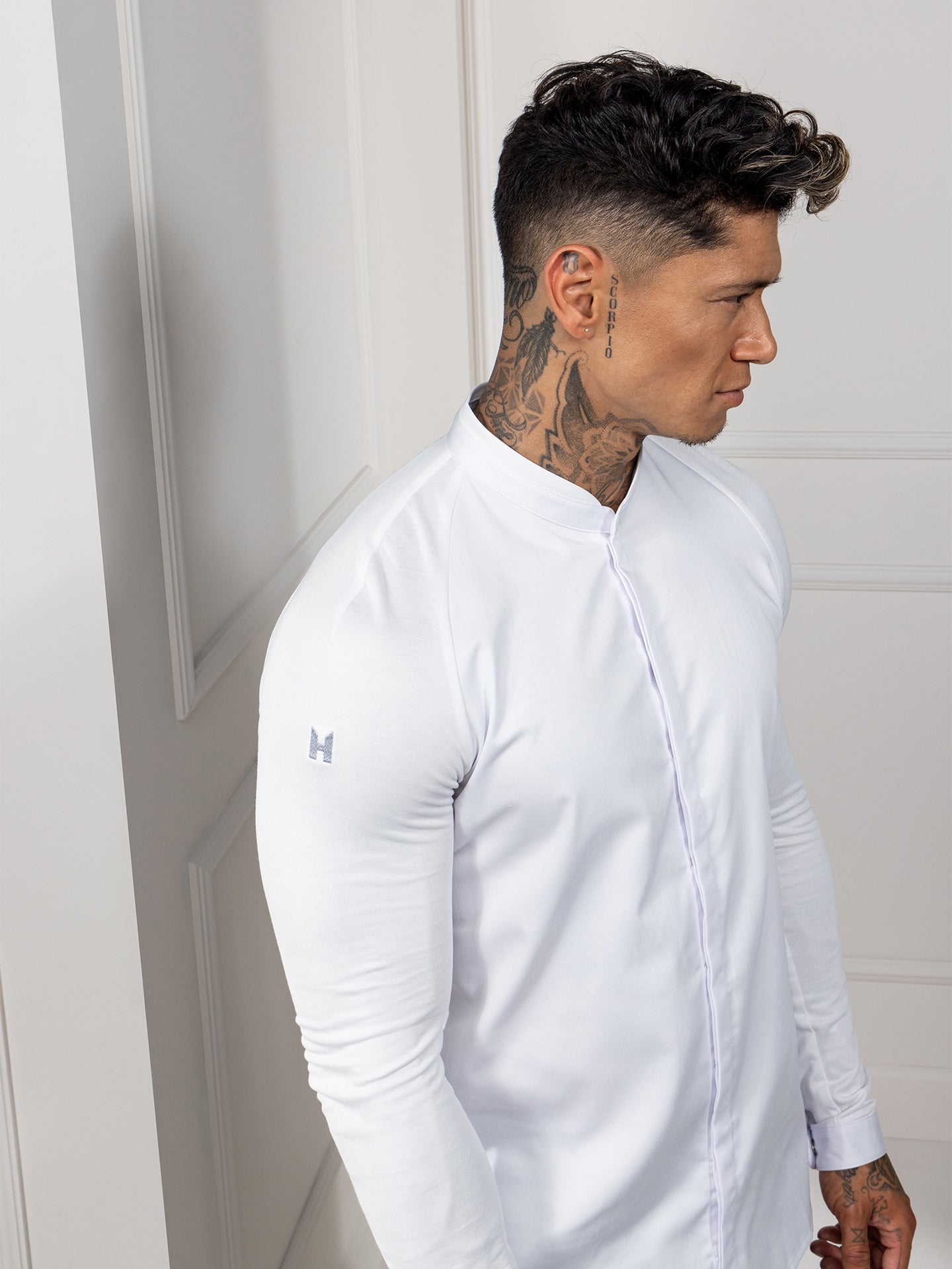 Light Gray Romain White Le Nouveau Chef Light Gray Romain White Le Nouveau Chef