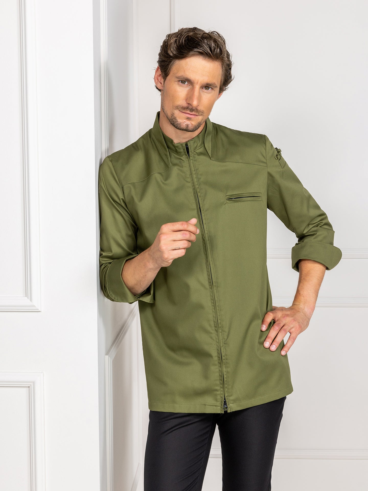 Light Gray Nero Olive Green Le Nouveau Chef Light Gray Nero Olive Green Le Nouveau Chef
