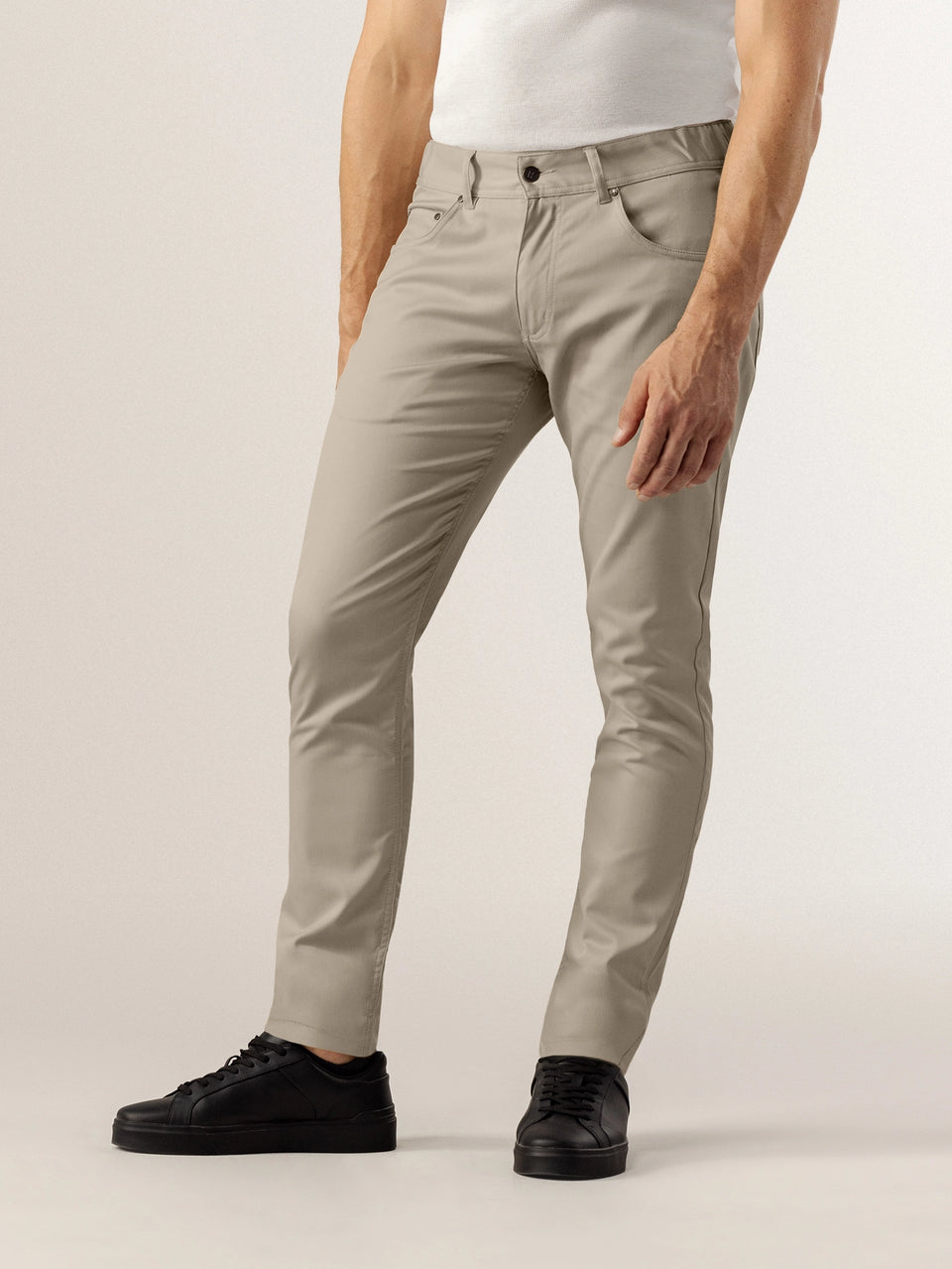 Chicago Sand Denim Light Gray Chicago Sand Denim Le Nouveau Chef