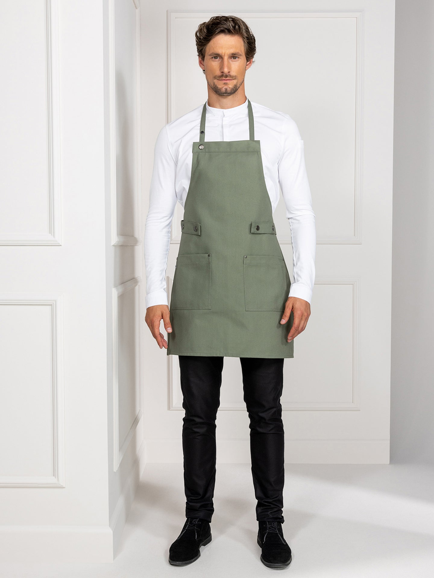 Light Gray Dakota Green Canvas Le Nouveau Chef Light Gray Dakota Green Canvas Le Nouveau Chef