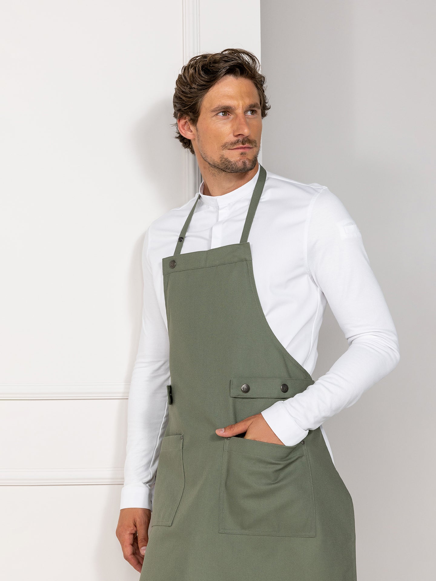 Light Gray Dakota Green Canvas Le Nouveau Chef Light Gray Dakota Green Canvas Le Nouveau Chef