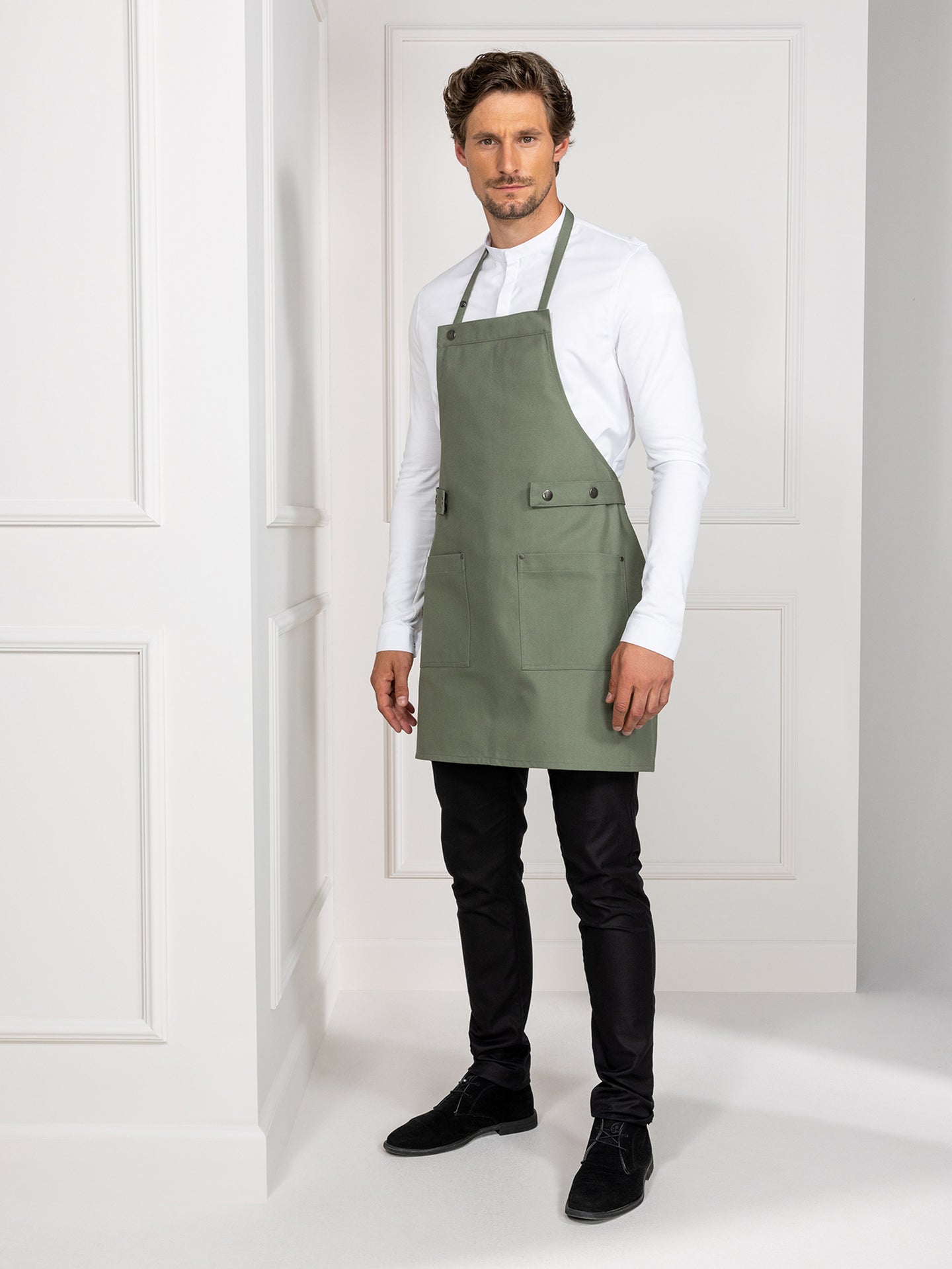 Light Gray Dakota Green Canvas Le Nouveau Chef Light Gray Dakota Green Canvas Le Nouveau Chef