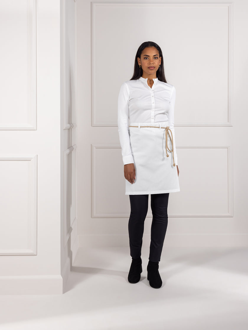 Spanish Short White Light Gray Spanish Short White Le Nouveau Chef