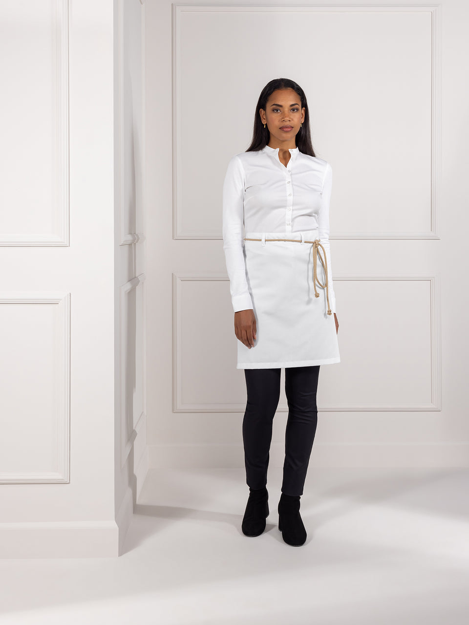 Spanish Short White Light Gray Spanish Short White Le Nouveau Chef