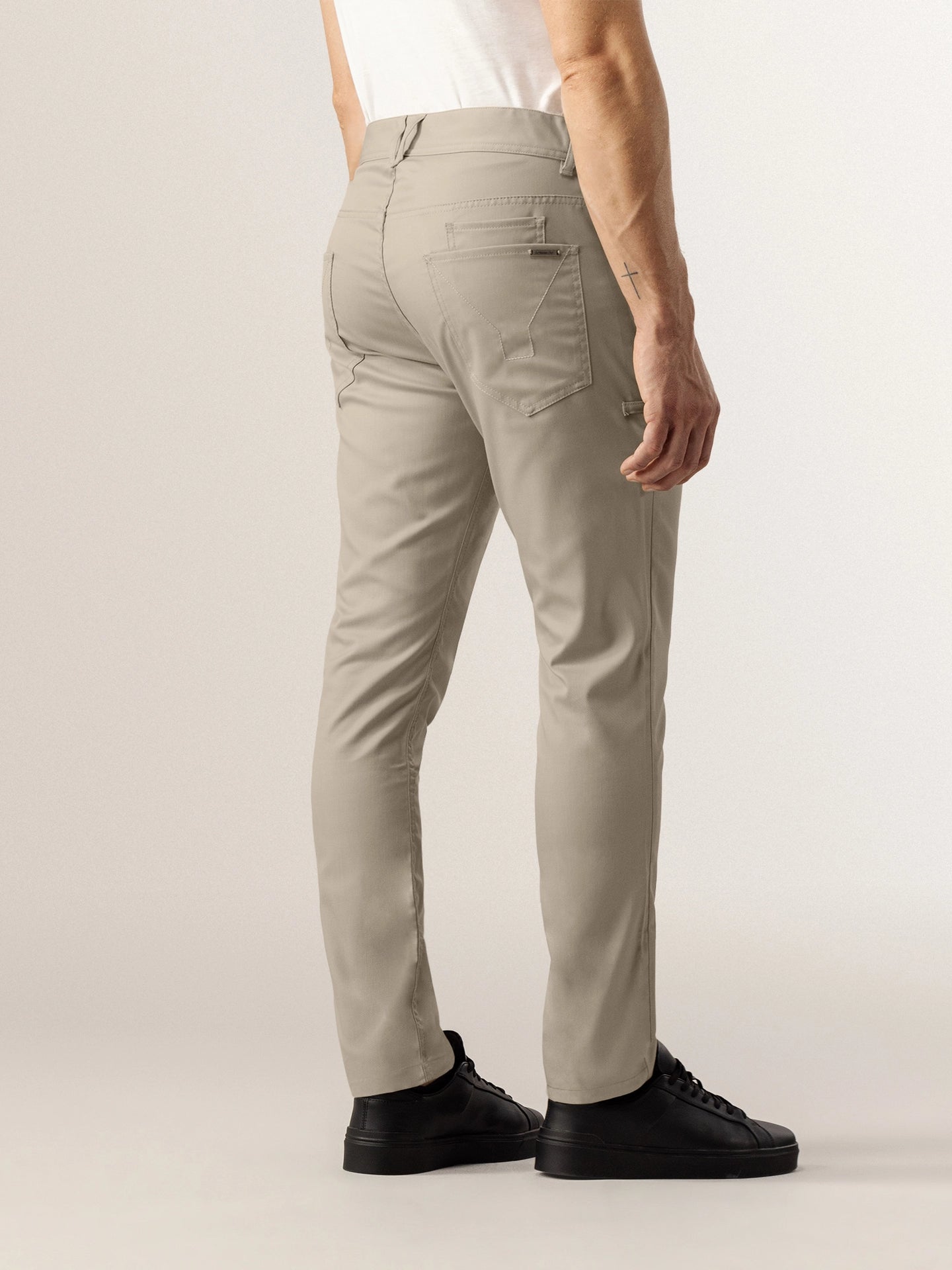 Light Gray Chicago Sand Denim Le Nouveau Chef