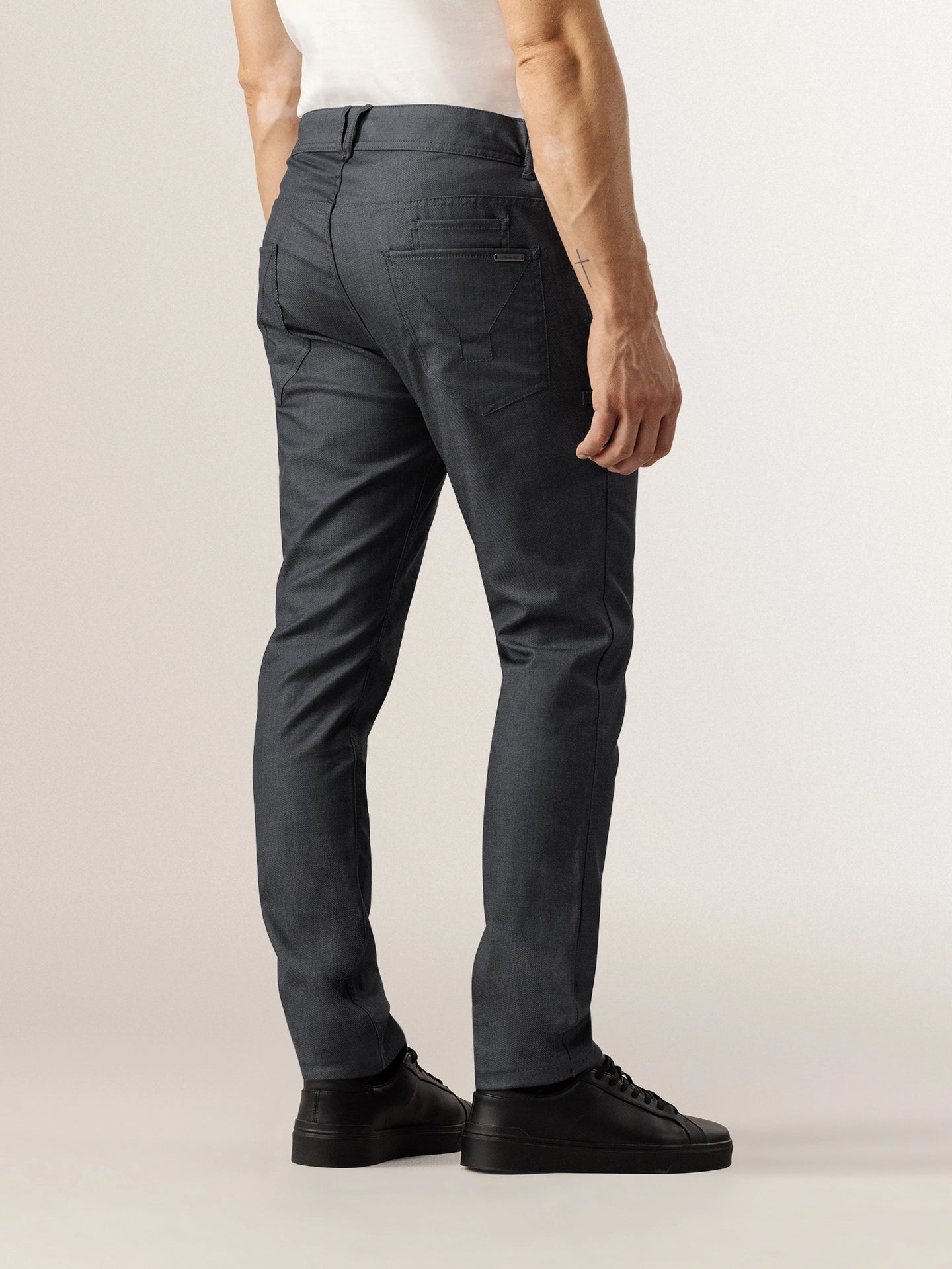 Light Gray Chicago Black Denim Le Nouveau Chef