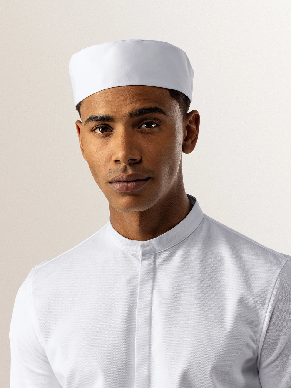 Light Gray Fez White Le Nouveau Chef